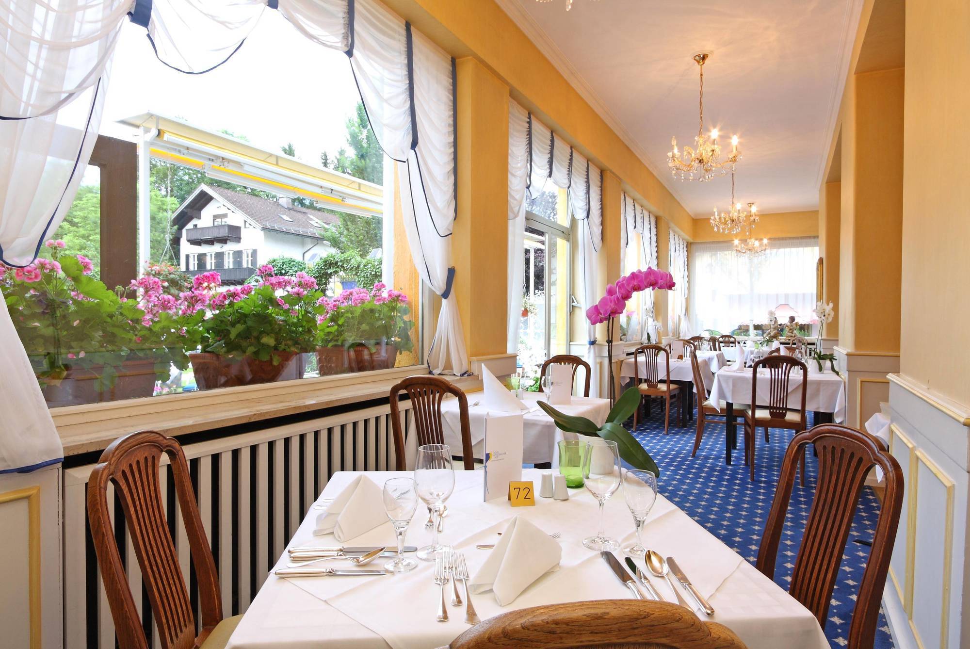 Wittelsbacher Hof Swiss Quality Hotel Garmisch-Partenkirchen Étterem fotó